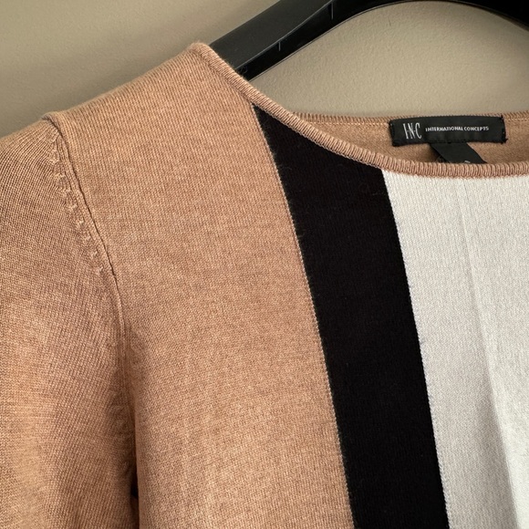 NEW NWT color block sweater top size S - Picture 3 of 6